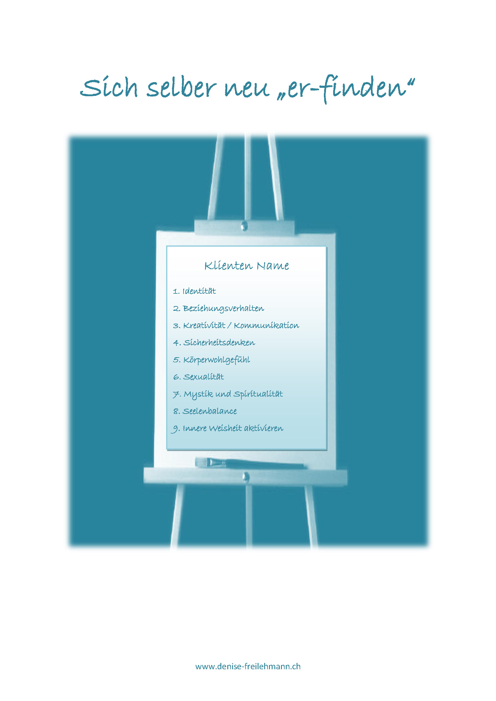 Titelblatt Sich selber neu erfinden